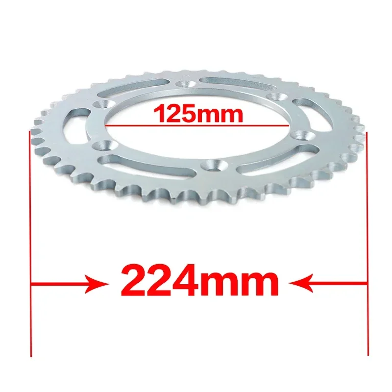 Motorcycle Transmission Sprockets For Suzuki DRZ400 DR-Z400 43T Rear Wheel Gear Drivetrain Accessories DRZ 400 43t