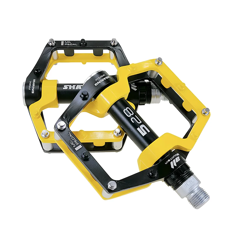 

2025 Magnesium Alloy Bike Pedals Sealed Bearings Platform Pedals for Mountain Road Bicycle Lightweight Durable Cycling Gear