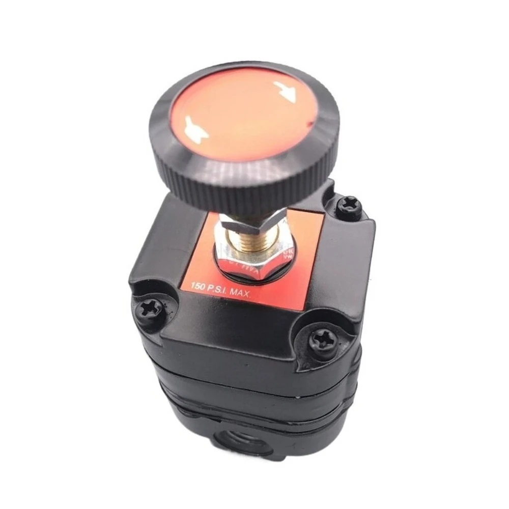 Heavy Duty Black Pressure Reducing Valve Type 10 962-191-000 Stable Output 2-120 PSI For Industrial Pneumatic Equipment