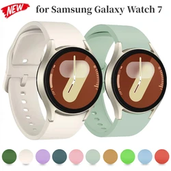 Silicone Strap for Samsung Galaxy Watch 4/5/6/7 40mm 44mm Bracelet Wristband for Watch 4-6 Classic 42mm 46mm 43mm 47mm Correa