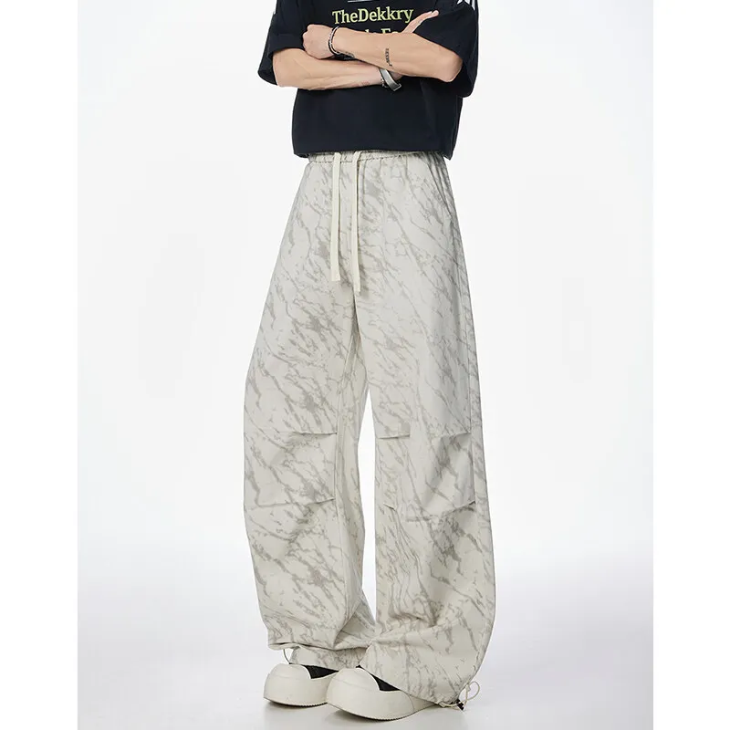 

LAPPSTER Unisex 100% Cotton Camouflage Streetwear Cargo Pants Women Men Y2k Camo Harajuku Work Pants Straight Harem Joggers