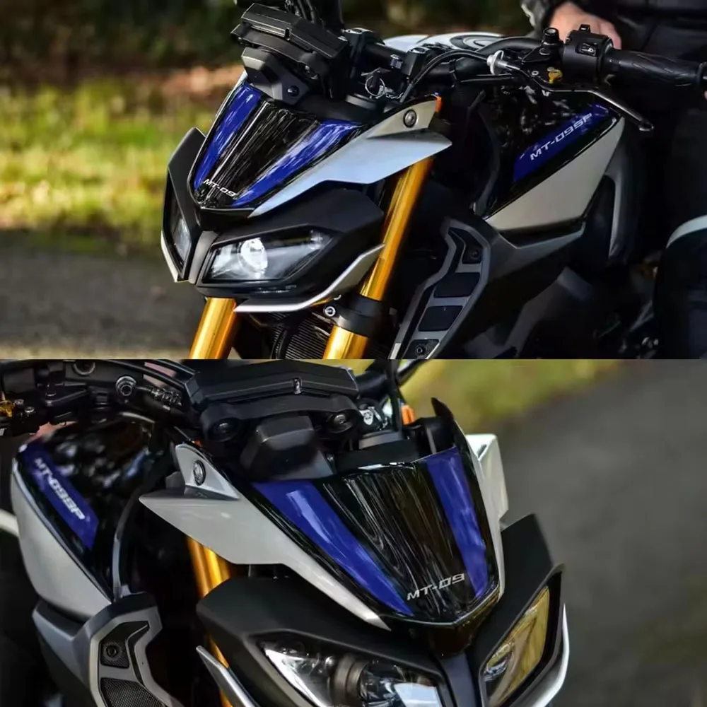 Para YAMAHA MT-09 MT09 FZ09 accesorios de motocicleta parabrisas delantero Deflector de flujo de aire 2017 2018 2019 2020 MT 09