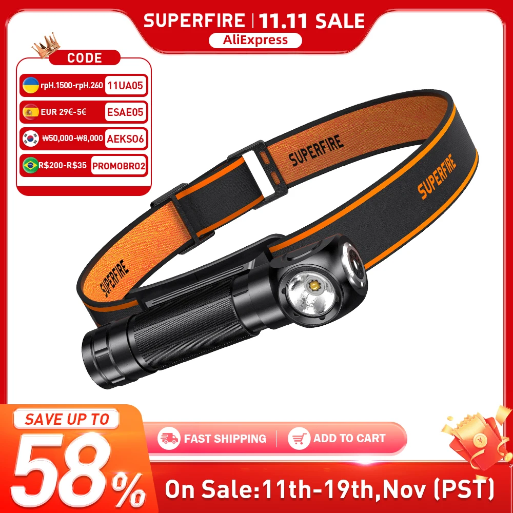 yZ[z2025 SUPERFIRE TH04 LED wbhv ^Cv C [dwbhCg 18650 wbhd CWP[^[}Olbge[t LvCg