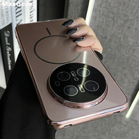 Magnetic for Magsafe Plating Case For Huawei P70 Ultra Pro Mate 70 60 50 40 Nova 13 12 Magic 7 6 Honor 300 200 100 Bumper Cover