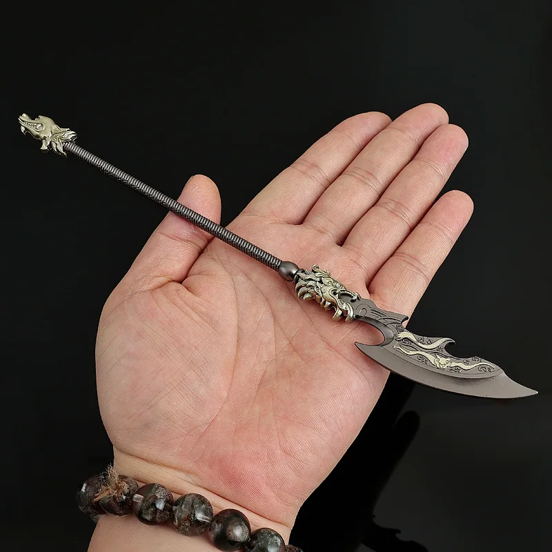 22 سنتيمتر/8.66in الساموراي سكين سلاح الدعائم تأثيري أنيمي الأجهزة الطرفية نموذج معدني مضحك تحصيل الهوايات الأولاد ألعاب خارجية الرياضة