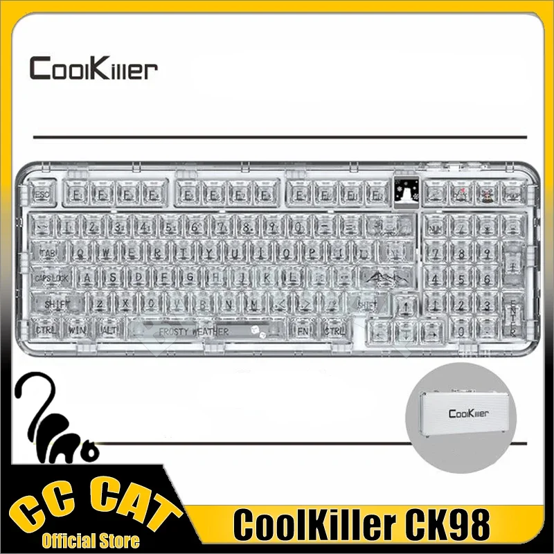 

Coolkiller CK98 Mechanical Keyboard Gamer Keyboards Polar Bear Bluetooth Wireless 97 Keys Gasket Hot-Swap RGB Gaming Keyboard