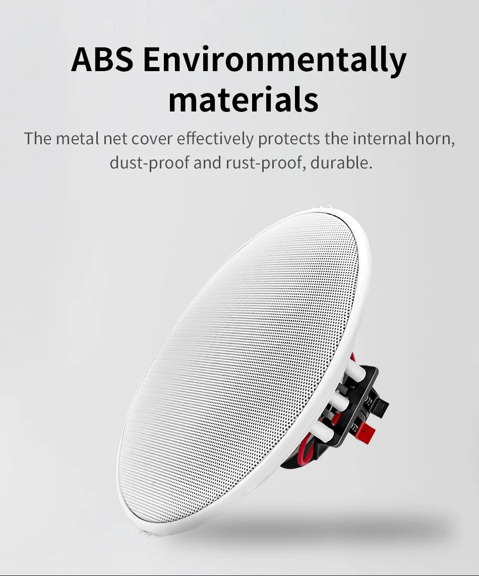 Description Picture 5 of item5Inch High fidelity Ceiling Speaker Perfect For Office Living Room Bathroom Passive Speakers High Sound Quality Background Music