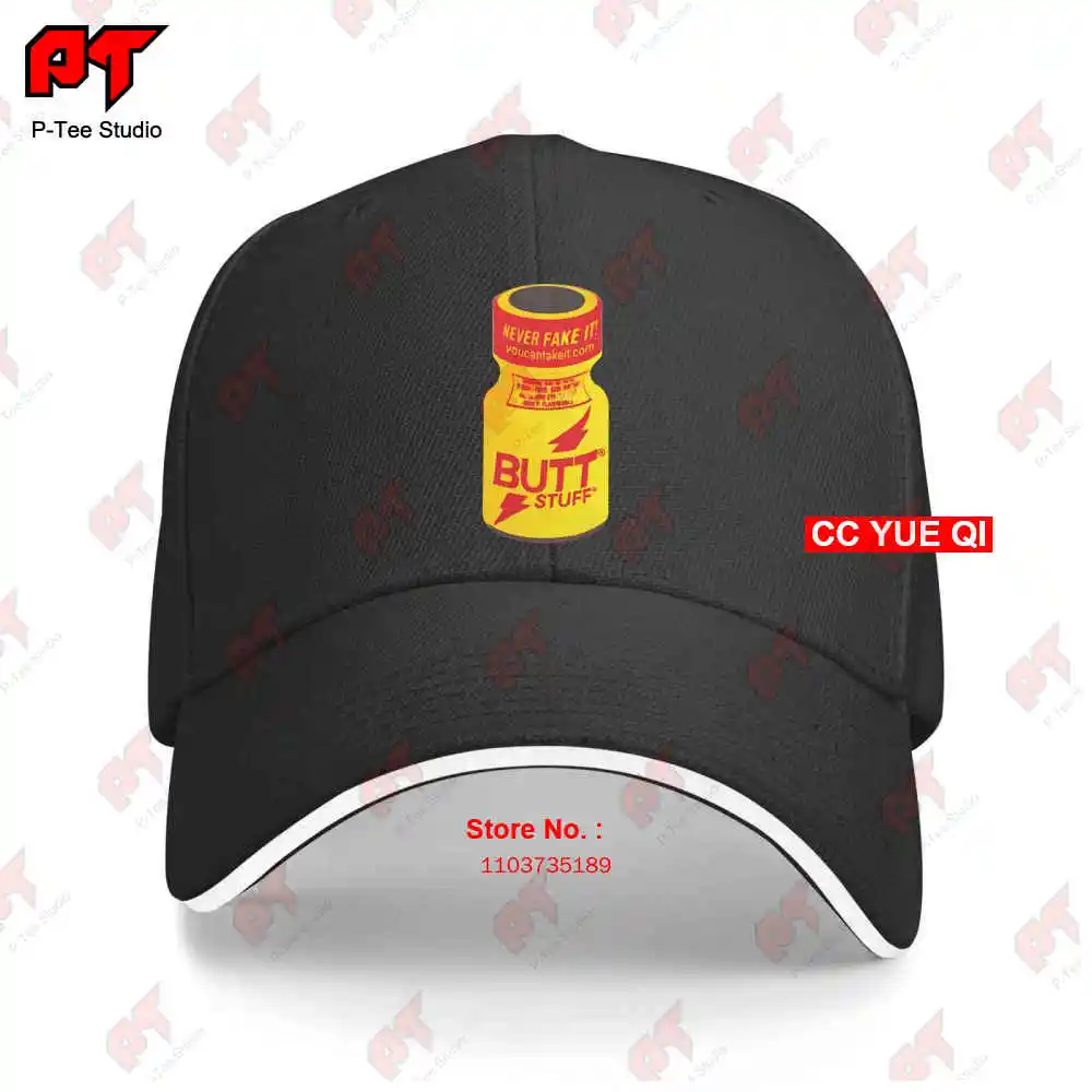 Poppers Butt Stuff Lgbt Dirty Gay Queer Gays Funny Baseball Caps Truck Cap 87TT