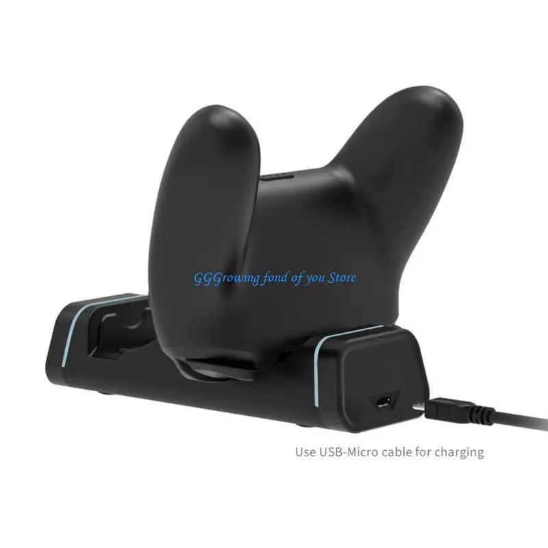 

H9EB Efficient Double Port Controller Charging Dock for P5 XSX/XSS Game Handle Type C Connection Charging Base