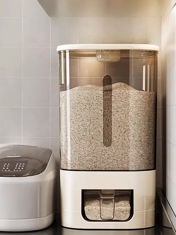 Airtight Pest Proof Moisture Proof Rice Storage Container Household Kitchen ain Storage Buets New 2025 Version Rice Tub