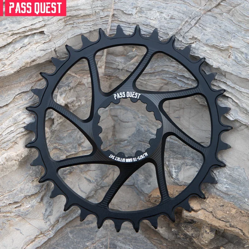 

PASS QUEST-for DUB (6mm offest)Oval Round Gradient Narrow Wide Chainring Bike Chainring MTB Mountain Bicycle