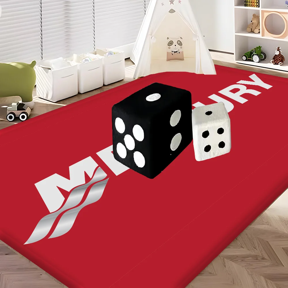 M-Mercury Racing Bathroom Mat Non-Slip Laundry Room Mat Laundry Decor Balcony Child Living Room Toilet Rug