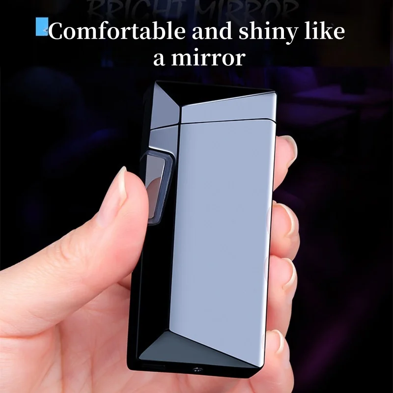 

JOBON Intelligent Induction Double Arc Lighter USB Charging Electronic Pulse Windproof Cigarette Lighter Light Luxury Men's Gift