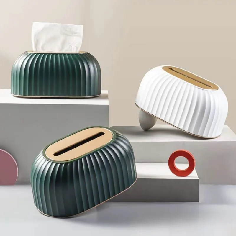 1 Piece Of Household Extraction Paper Box, With Spring, High Appearance Level, Light Luxury, Living Room, Desktop, Tissue Box