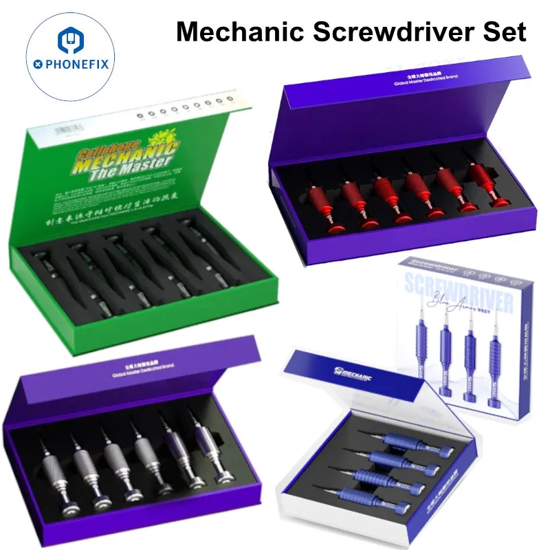 MORTAR mini Mechanic 6IN1 Mobile Phone Screwdriver Tool kit Precision Screwdriver Blossom Cross for IPhone LCD Disassembly Tool