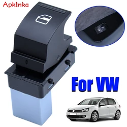 Apktnka Power Single Window Lifter Switch Door Side Electric Control Button Knob For VW Golf Passat B6 CC Caddy MK3 2004 - 2019