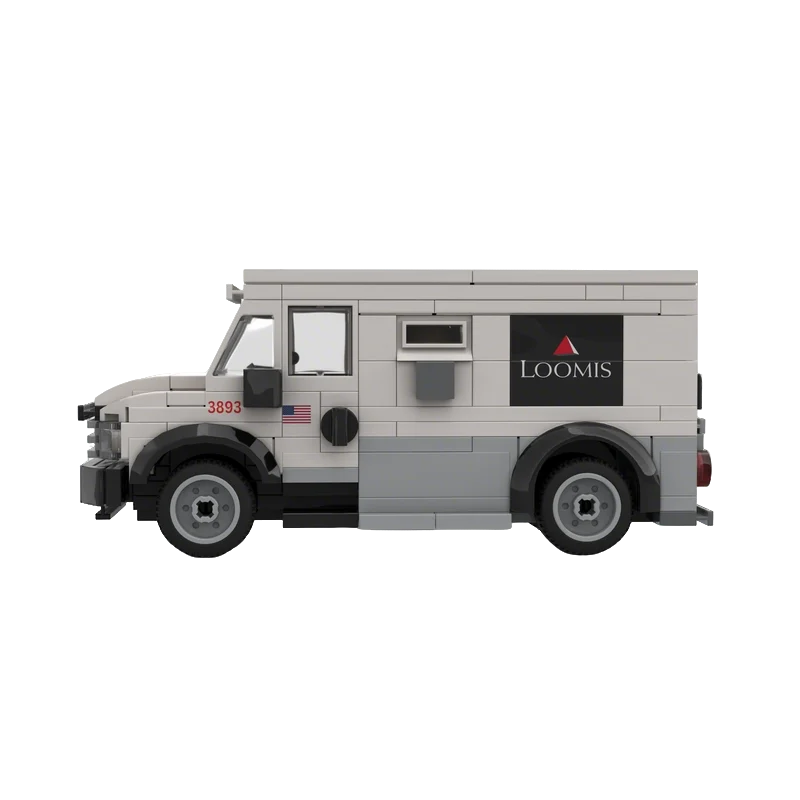 

259pcs MOC City Armored Bank Truck Model Building Blocks Construction DIY Creative Toys Idea Education Christmas Gift Brick
