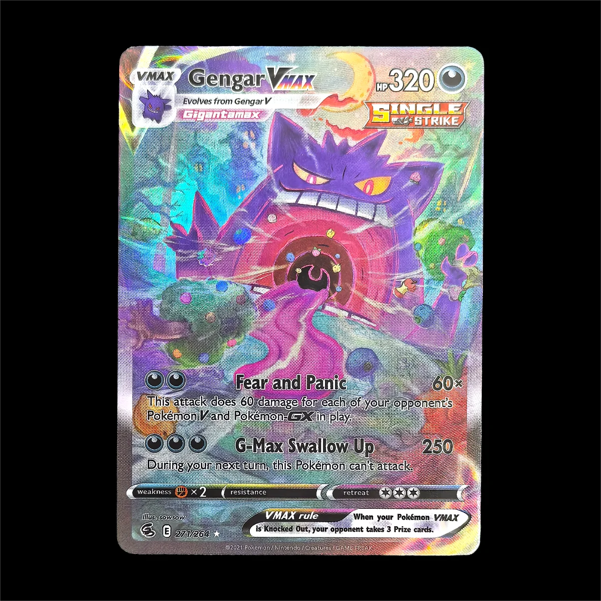 3 ピース/セット Diy PTCG 英語ポケモンラティアスラティオス GX ライムザ Gengar Vmax カードカラーフラッシュゲーム趣味コレクションカードおもちゃ