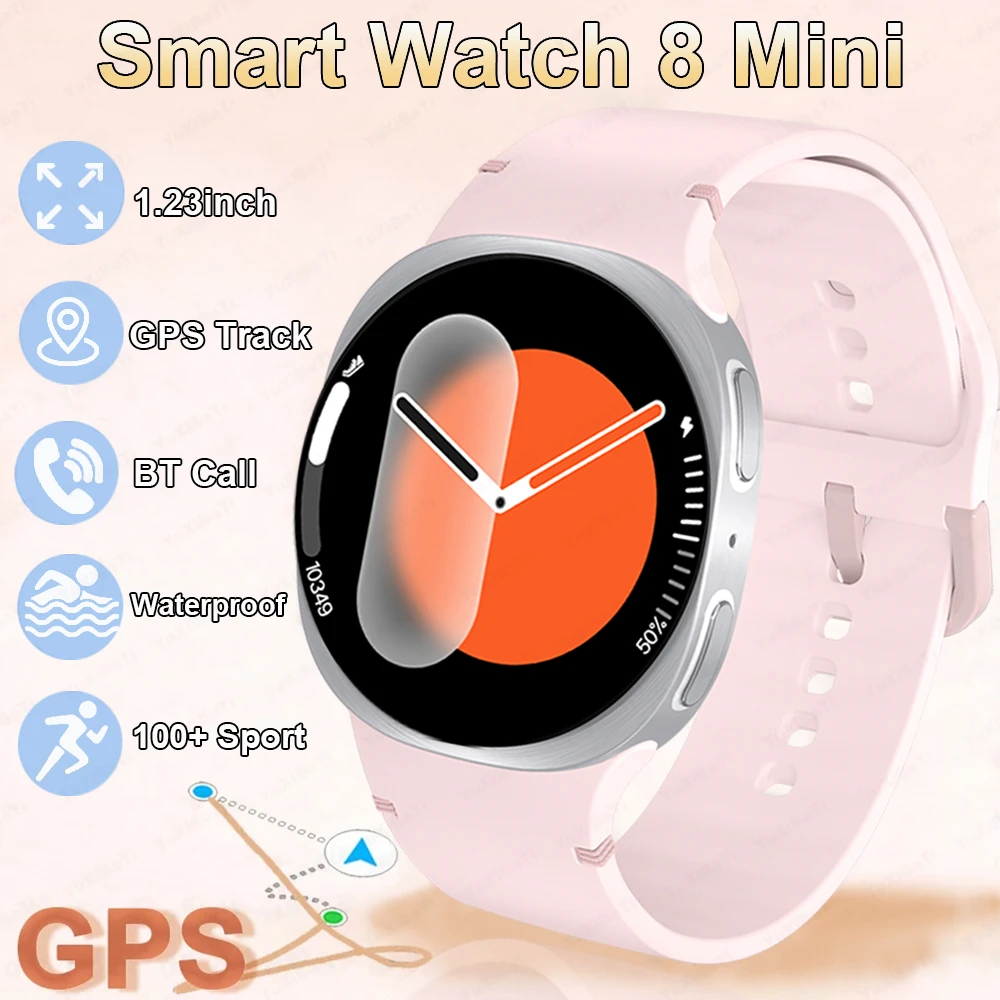 

Новые часы 8 MIni Ultra Smart Watch NFC GPS Track Мужские часы AMOLED 5.3BT Call IP68 Спортивные умные часы 7 Обновление для Android IOS