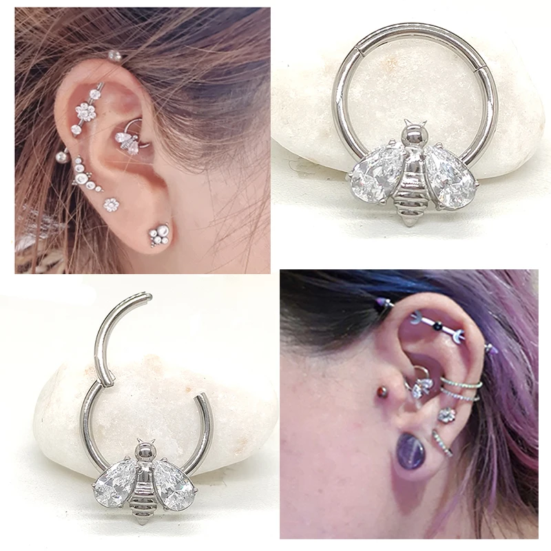 Bee Zircon Earrings…