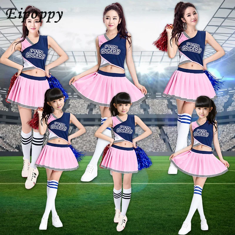 

Cheerleading Adult Performance Cheerleaders Primary School Children's Costumes Football Baby