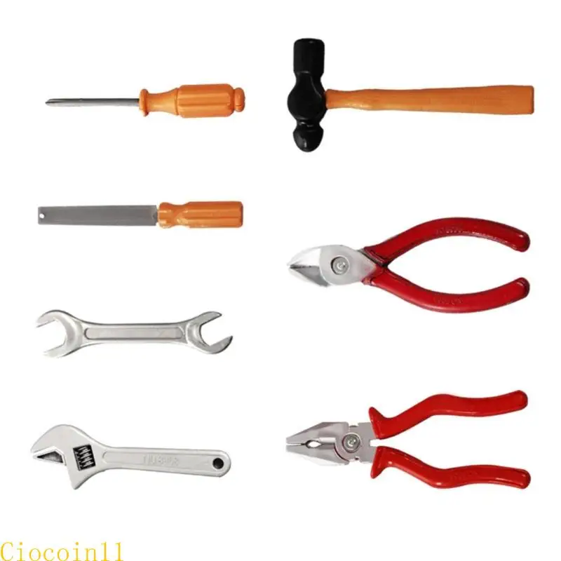 Y1UB 7/13 피스 척하는 놀이 워크샵 도구 키트 어린이 역할 연주 활동