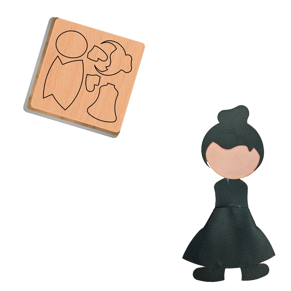 handsome boy, beautiful girl, wooden cutting dies suitable for most machines