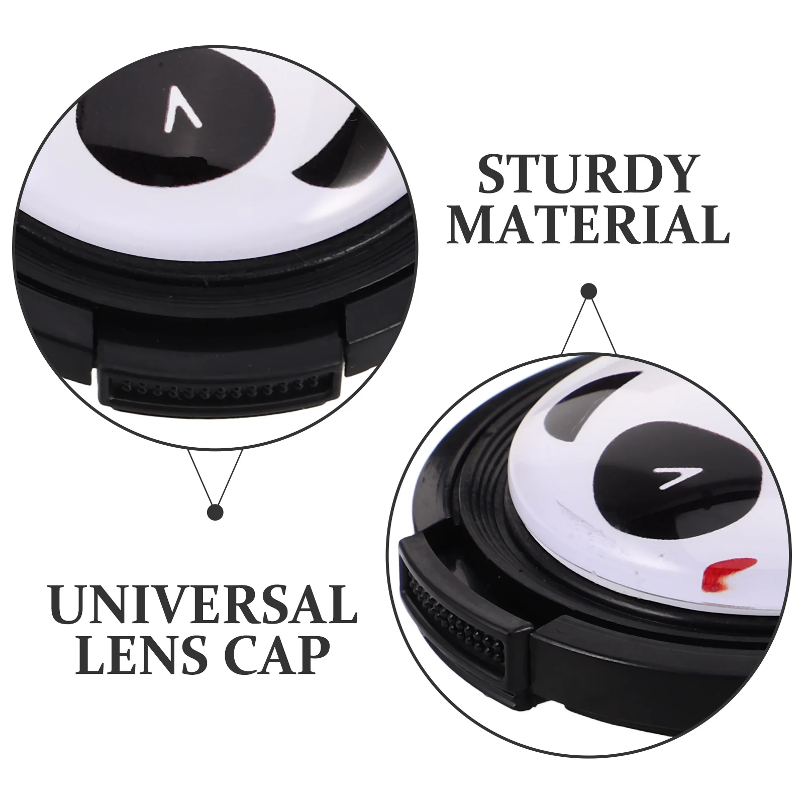 Pelindung Lensa Kamera Panda yang Tahan Lama Desain Unik Mudah Dipasang Kompatibilitas Universal untuk Aksesori Kamera Instan Dslr