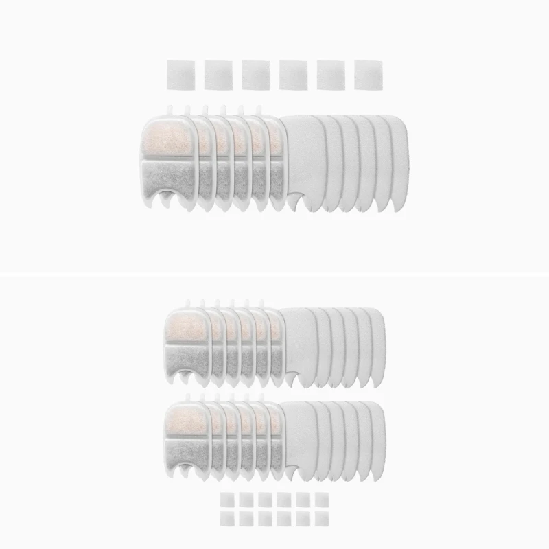 Conjunto esponja filtro dispensador água para animais estimação gatos fonte saúde ativar espuma carbono