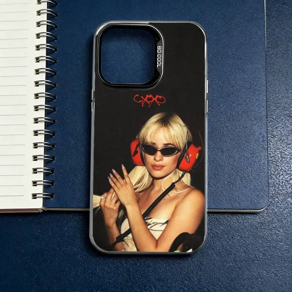 C-Camila C-Cabello Singer Phone Case For iPhone 17,16,15,14,13,12,11 Plus,Pro Max,XS,Colorful Silver Black Cover