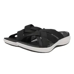 House Slipper Women Cross Strap Cloud Sandals Summer Flip Flops Slides Men Male Casual Platform Home Shoes Wedge Flat Female