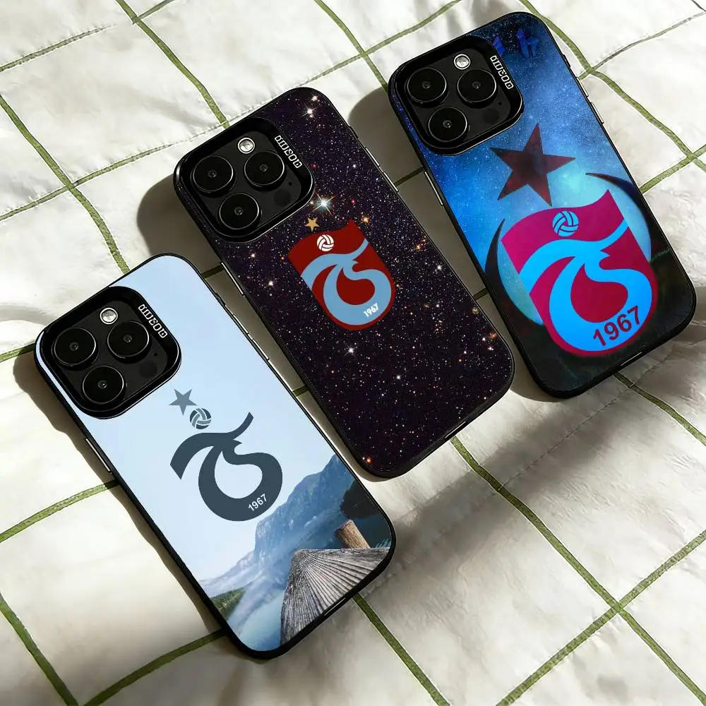 Trabzonspor Club Phone Case For iPhone 17,16,15,14,13,12,11 Plus,Pro Max,XS,Colorful Silver Black Cover