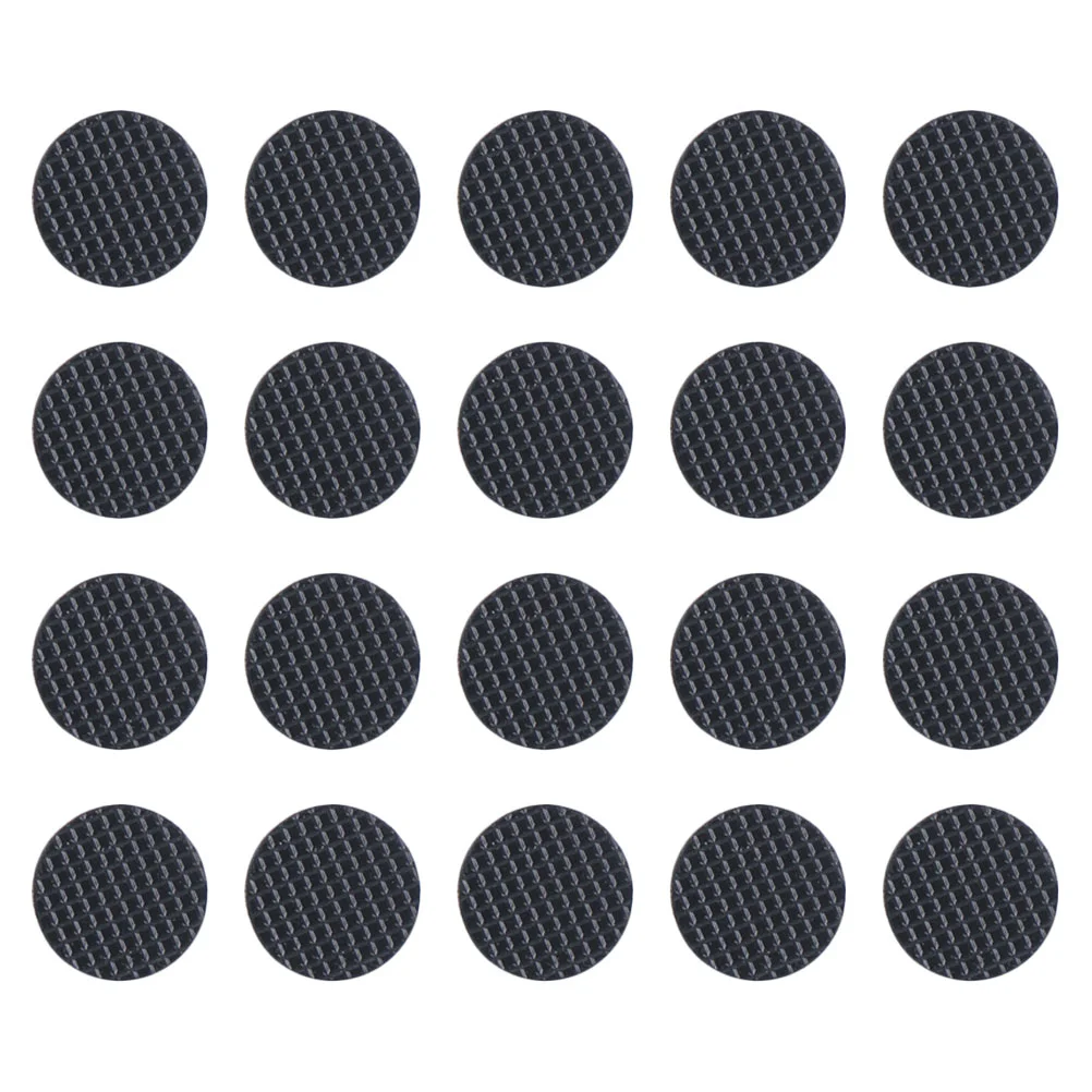 20pcs Guitar Pick Spacers Rubber Thumb Grips Black Anti Check Grain Easy Storage Guitar Supply Accessories