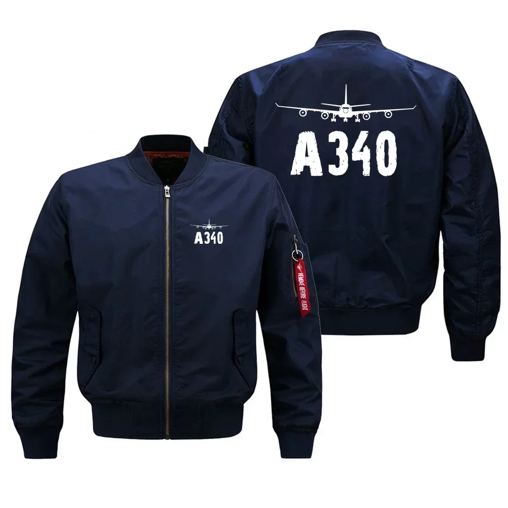 

New Harajuku Pilots A340 Military Outdoor Flight Aviation Men Ma1 Bomber Jacket Man Baseball Windproof Coats