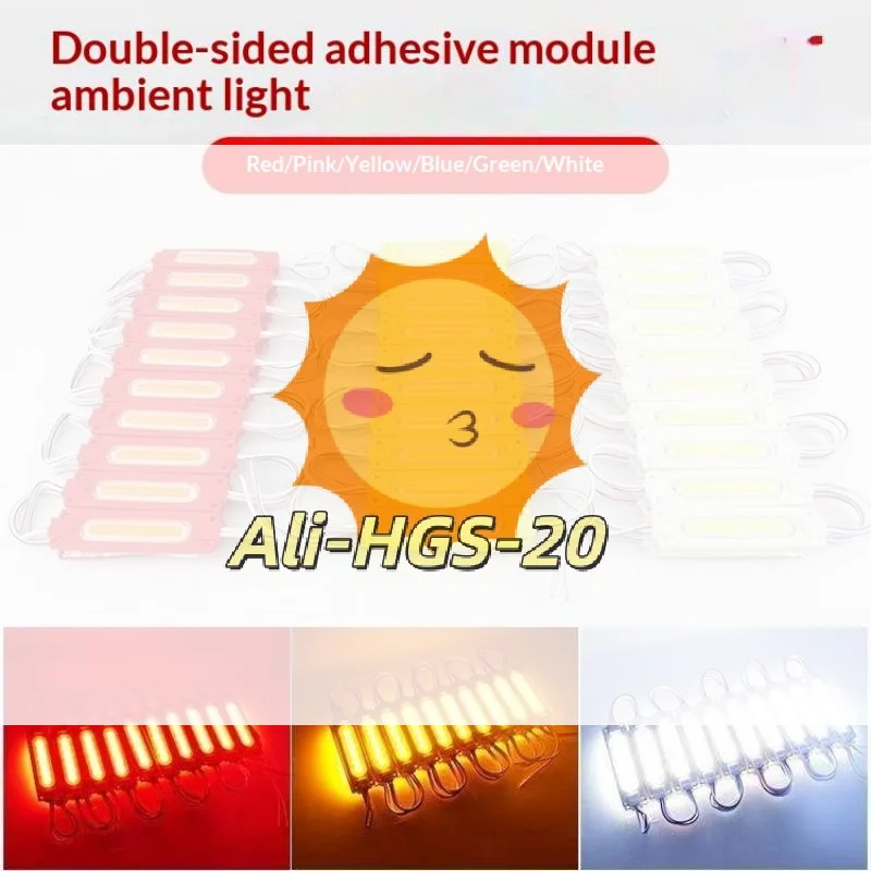 

Профессиональный комплект светильников для вывесок, 10 водонепроницаемых COB-лент для ярких баннеров, простая установка, совместимость с 12В/24В