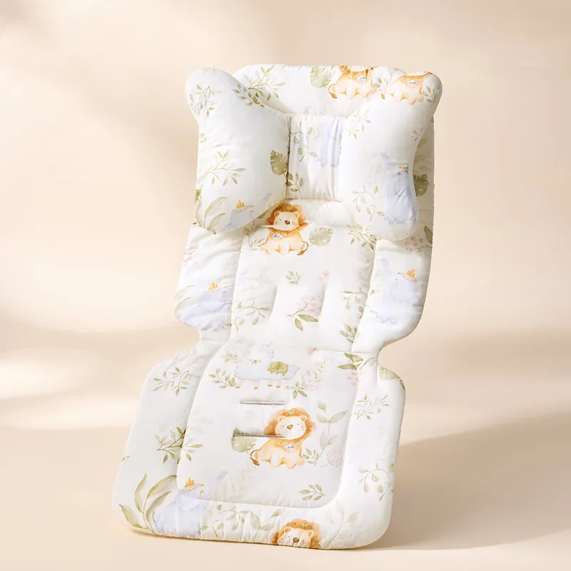 لطيف الكرتون الأرنب نمط عربة طفل وسادة مقعد وسادة لينة رشاقته للصدمات يدفع باليدين مقعد بطانة حصيرة مع وسادة دعم #3