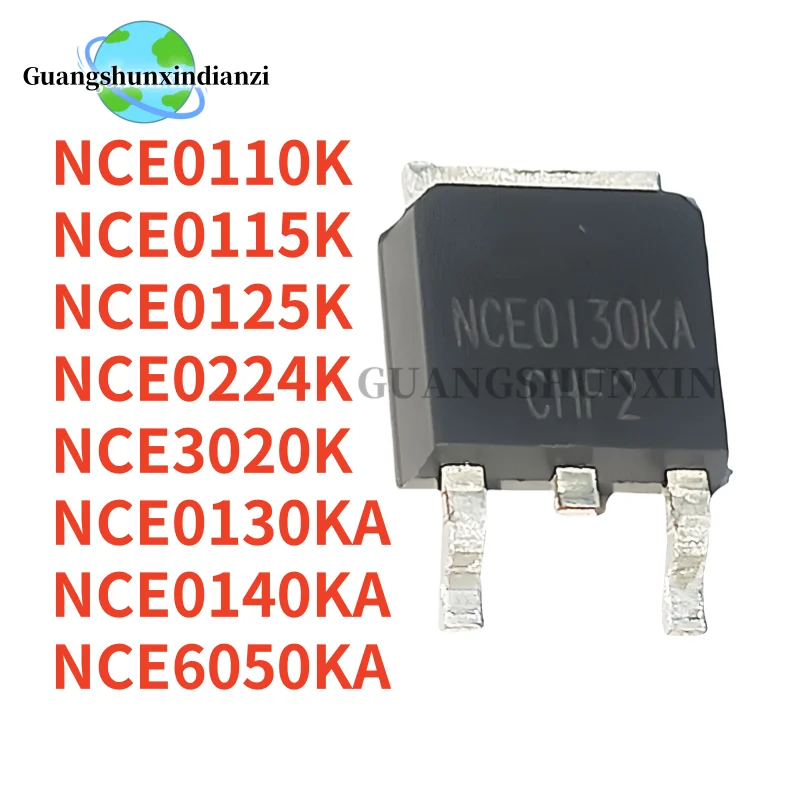 10PCS NEW NCE0130KA TO-252 NCE0140KA NCE6050 NCE6050KA NCE3020K NCE0125K NCE0224K NCE0110K NCE0115K Best Quality In Stock
