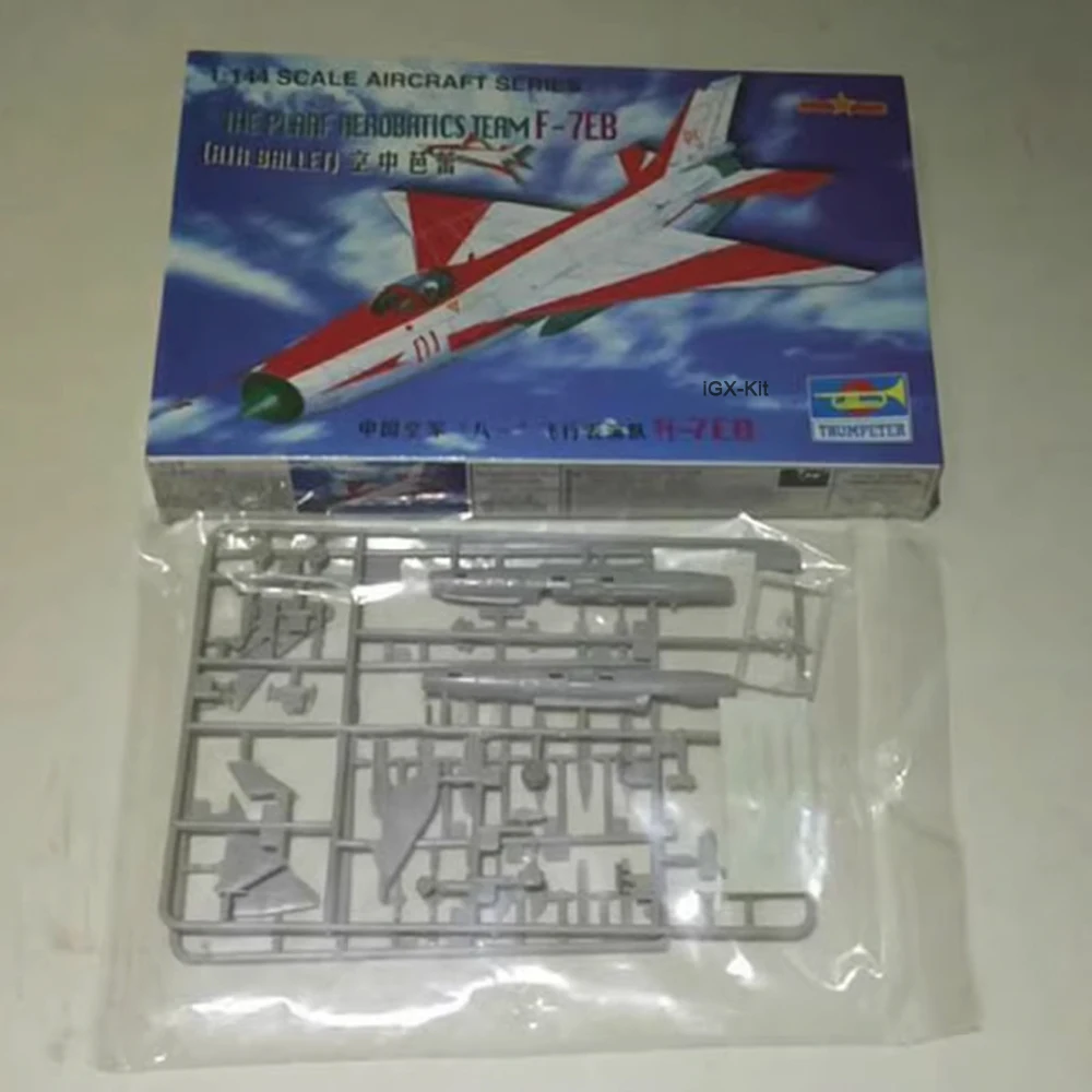 

Trumpeter 01326 1/144 Scale PLLAF J7 F-7EB Jet Air Show Fighter Plane Aircraft Plastic Assembly Model Building Kit