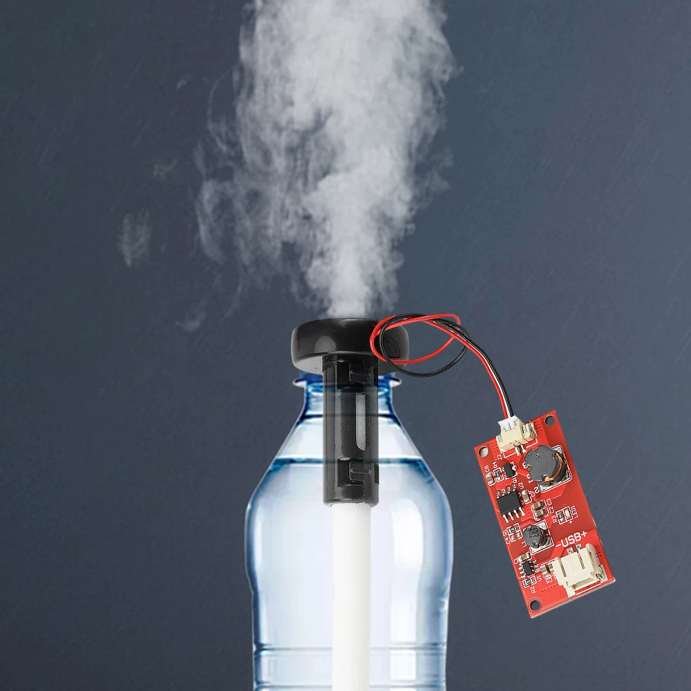 DC 6-24V Wide Voltage Mini Humidifier DIY Kit Humidification Module Ultrasonic Atomization Control Driver Board Mini Oscillating