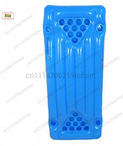 Inflatable Beer Pong Table Floating Raft with Ice Tank for Pool Party Water Games