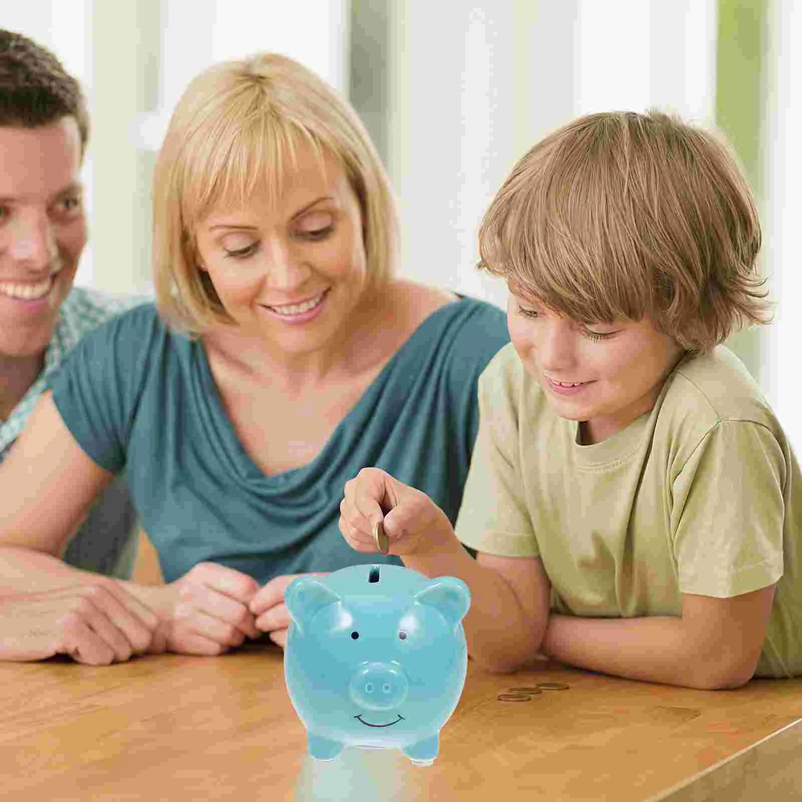 Imikeya Ceramic Piggy Bank Cute Pig Money Bank Coin Bank Girls Boys Decorative Coin Bank Money Saver Gift