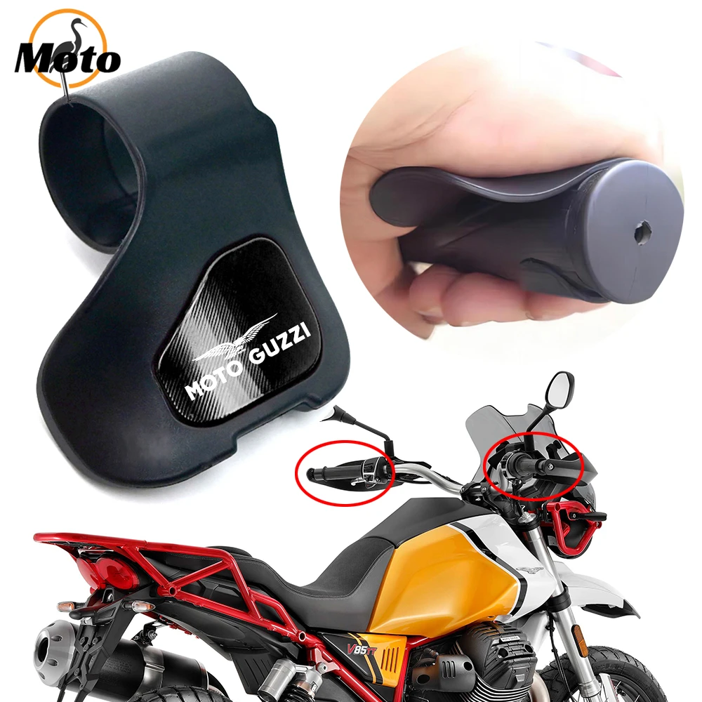 For Moto Guzzi V85tt V100 Mandello V7 Stone V85 V8S TT Bobber Breva 850 Motorcycle Aluminium Throttle Assistant Clip Labor Saver