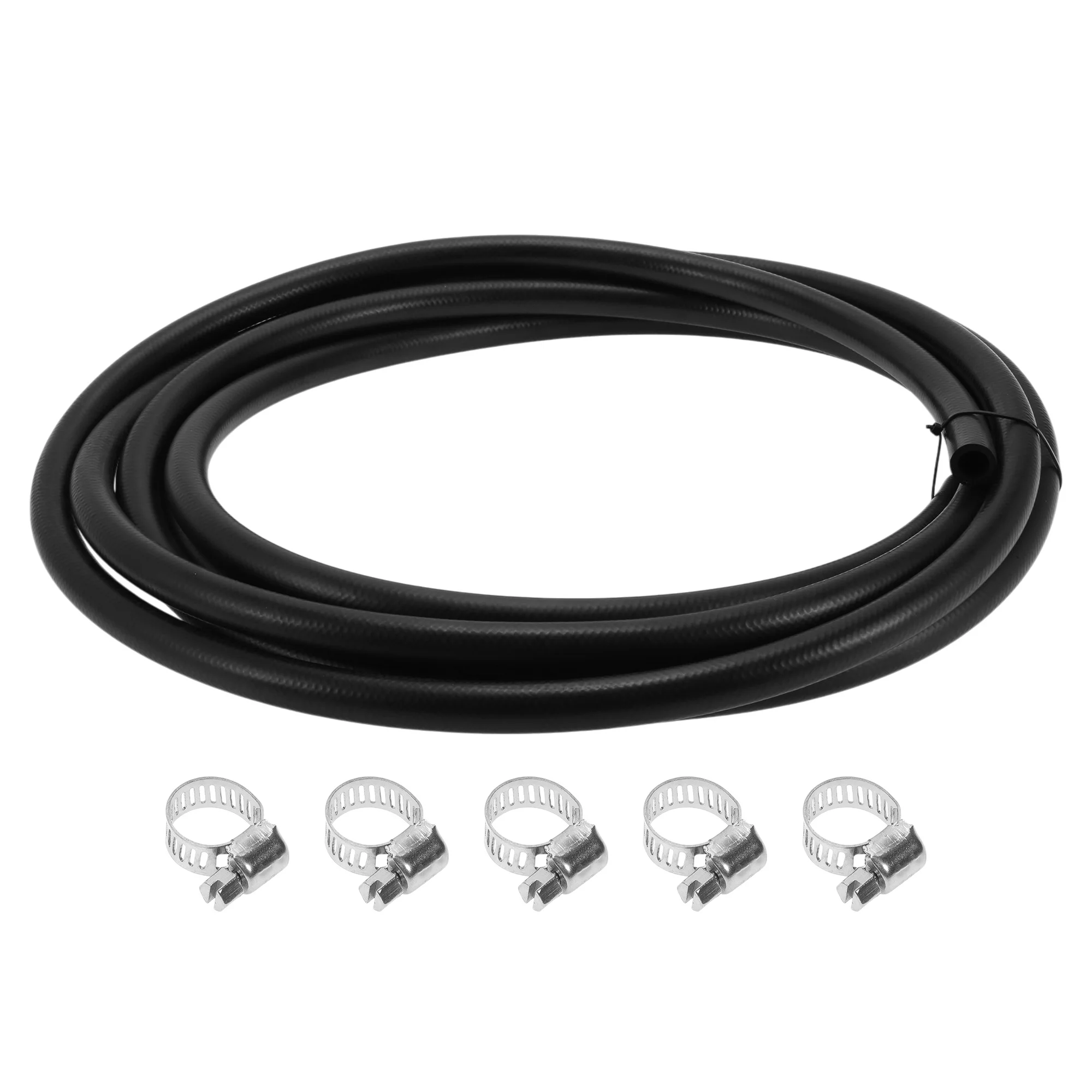 

UXCELL 1/2" Fuel Line Kit 20.01ft Vacuum Hose Automotive Fuel Hose with 5 Clamps