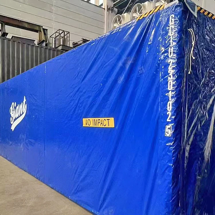 750gsm Blue PVC Tarpaulin Box Shape Shipping Container Cover Waterproof Customized Product No Fixed Sizes Custom Size Customized