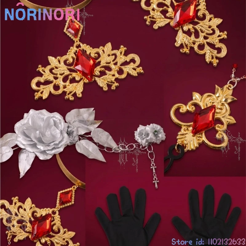 Nu Carnival Edmond Cosplay Full Costume Devoted Obsessor Outfit Game Character Suit For Comic Con Halloween Theme Party Gothic