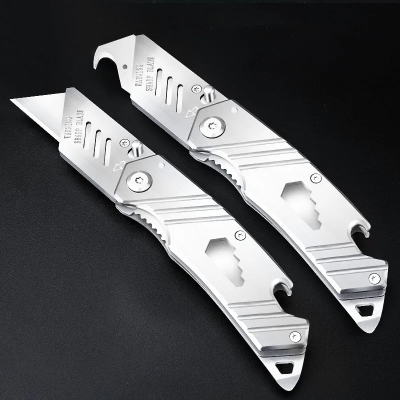 Electrician'S Knife 5-In-1 Multifunctional Folding Wallpaper Artwork Peeling Holder Artwork Knife