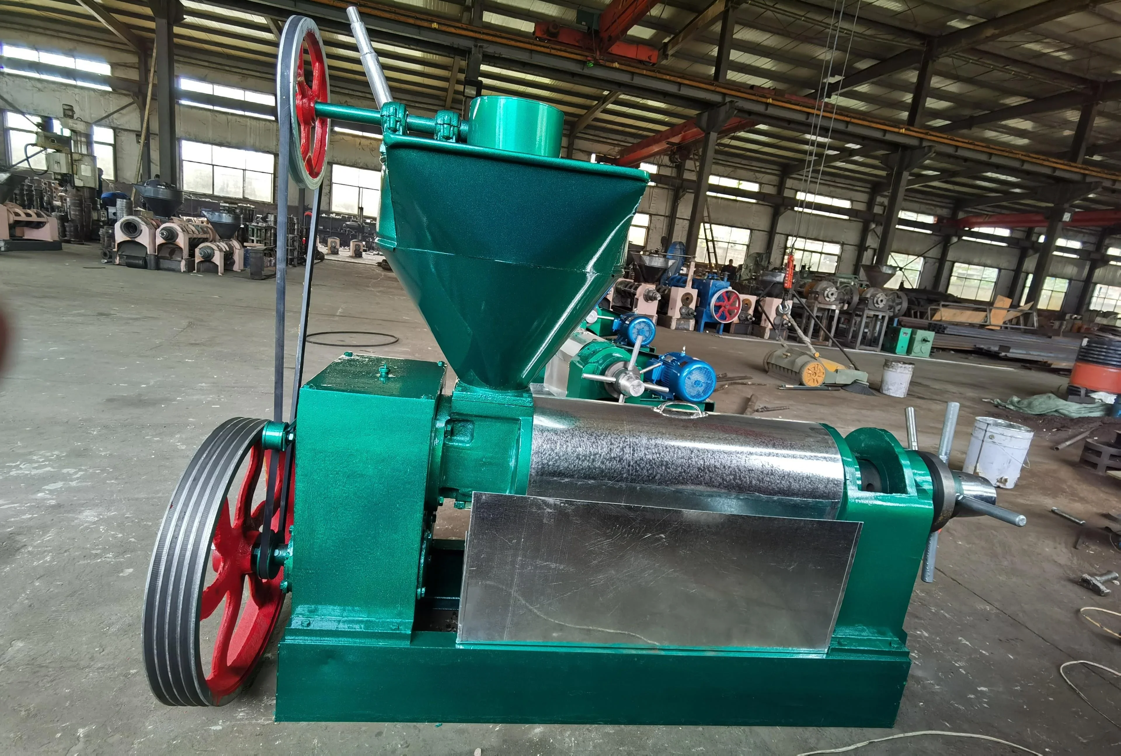 آلة المزرعة، آلة ضغط زيت بذور شجرة التنغ، زيت بذور القطن، آلة ضغط زيت النخيل الصناعية #5