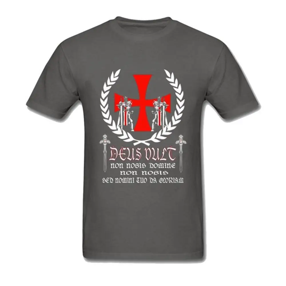 Knights Templar Crusaders Symbol Cross T-Shirt 100% Cotton O-Neck Summer Short Sleeve Casual Mens T-shirt Size S-3XL