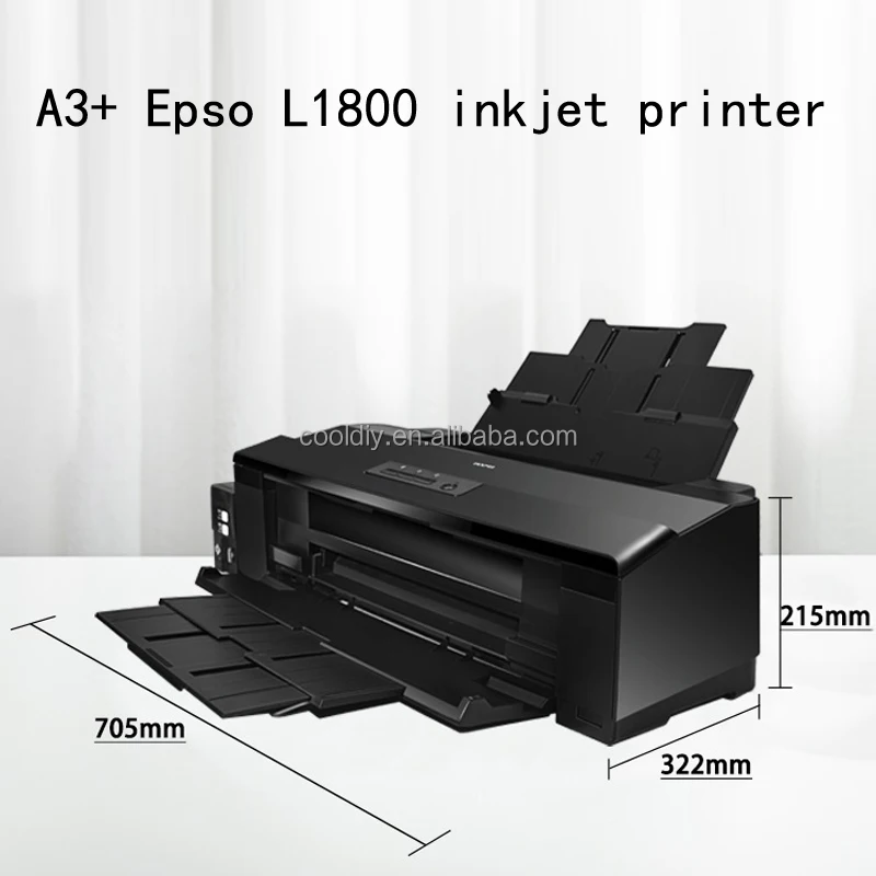 L1800 Sublimation Inkjet printer A3/A3+ Printer 6 colors hot Transfer Printer Digital Print Paper Ink