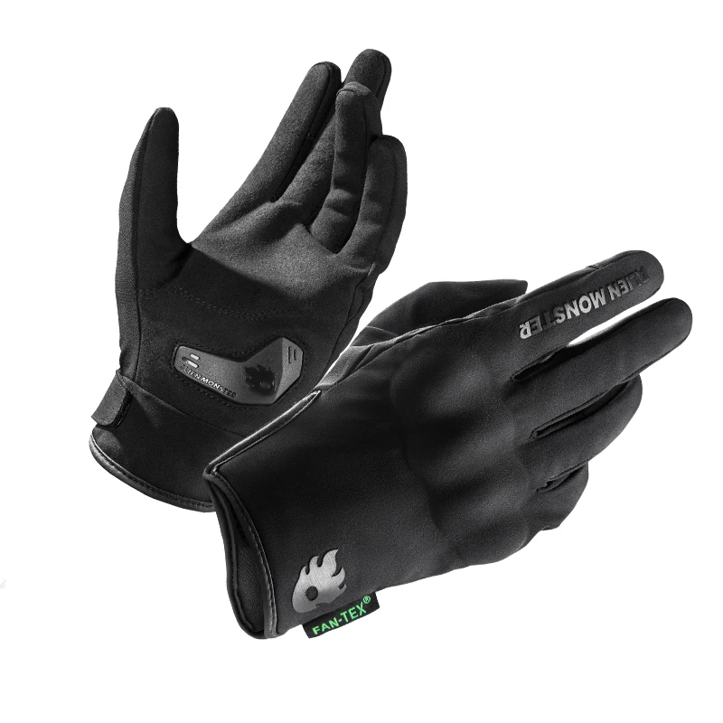 Alien Monster Swift Motorcycle Gloves Summer Waterproof Riding Gloves Touchscreen Anti-Fall Unisex Biker Gear for Heavy Rain